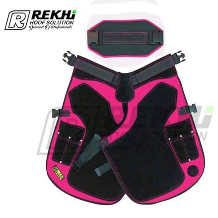 Podkovářská zástěra 65 cm - růžová Podkovářská zástěra 65 cm - růžová