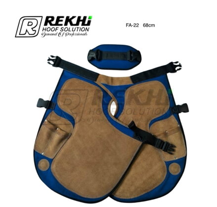 Podkovářská zástěra 68 cm - modrá Podkovářská zástěra 68 cm - modrá